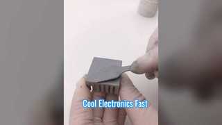 Gray Good Thermal Conductivity Thermal Grease Thermal Paste For Electronic Components Al Server